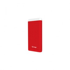 POWER BANK VORAGO PB-400 10000 MAH ROJO 2 ENTRADAS USB grande