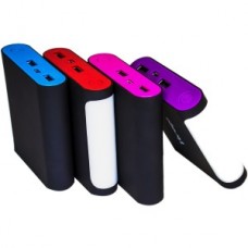 POWER BANK VORAGO PB-500 12000 MAH LED NEGRO/MORADO grande