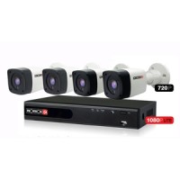 PROVISION KIT 1 DVR 4CH 1080P 4 CAM BALA AHD CABLES 20M FUENTE