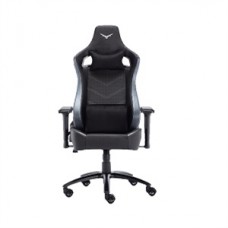 SILLA GAMER RAVEN NEGRA BASE METALICA SOPORTE LUMBAR SOPORTE grande