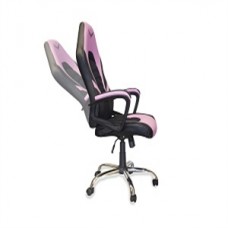 SILLA GAMER TITAN ROSA SEMI REC LINABLE SOP METALICO BRAZO ACOJINAD grande