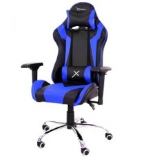 SILLA GAMER XZEAL XZ10 AZUL PVC /160GRADOS/SOPORTE LUMBAR/SUPERIOR grande