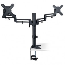 SOPORTE DE ESCRITORIO DOBLE BRAZO FLEXIBLE MONITORES 13 A 27 grande