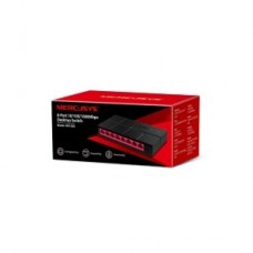 SWITCH DE ESCRITORIO MERCUSYS 8 PUERTOS GIGABIT  COLOR NEGRO grande