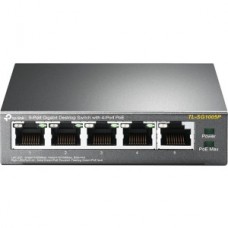 SWITCH ESCRITORIO DE 5 PTOS GIGABIT CON 4 PUERTOS POE  SIN ADM grande