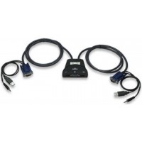 SWITCH KVM 2 PTOS USB Y 2PTOS VGA 3.5MM 1920X1440 CON CABLES SWITCH KVM 2 PTOS USB Y 2PTOS VGA 3.5MM 1920X1440 CON CABLES