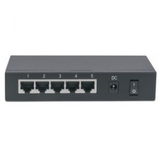 SWITCH POE 5 PTOS 10/100/1000 GIGABIT 4 POE PSE 68W 1 POE PD  26W grande