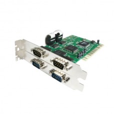 TARJETA ADAPTADORA PCI 4 PUERTOS SERIAL RS232 DB9 16550  . grande