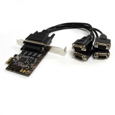 TARJETA ADAPTADORA PCI EXPRESS 4 PUERTOS SERIAL MULTICONECTOR  . grande