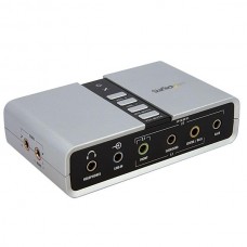 TARJETA DE SONIDO 7.1 USB EXT. ADAPTADOR CONVERSOR PUERTO SPDIF. grande