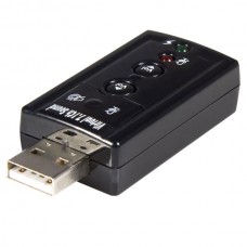 TARJETA DE SONIDO 7.1 VIRTUAL USB EXTERNA ADAPTADOR CONVERSOR . grande