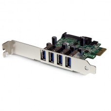 TARJETA PCI EXPRESS 4 PUERTOS USB 3.0 ALIMENTACION SATA       . grande