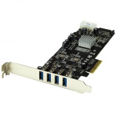 TARJETA PCI EXPRESS 4 PUERTOS USB 3.0 FUENTE SATA MOLEX UASP grande