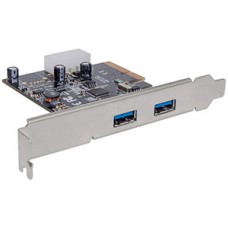 TARJETA PCI EXPRESS USB 3.1 2 PUERTOS BRACKET LARGO Y CORTO grande