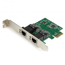 TARJETA RED GIGABIT ETHERNET 2 PUERTOS PCI EXPRESS NIC RJ45  . grande