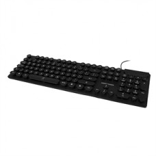 TECLADO ALAMBRICO USB - BLACK ROUND grande