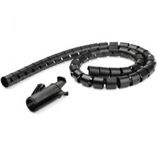 TUBO ORGANIZADOR DE CABLES TIPO ESPIRAL - 25MM X 1.5M - NEGRO grande