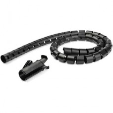 TUBO ORGANIZADOR DE CABLES TIPO ESPIRAL - 45MM X 1.5M - NEGRO grande