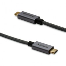 USB-C TO USB-C CABLE  47 IN. BRAIDED BK grande