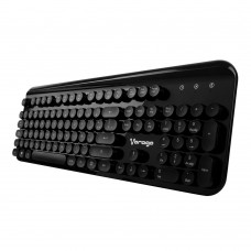 VORAGO TECLADO KM-200 INALAM MULTIMEDIA VINTAGE NEGRO grande